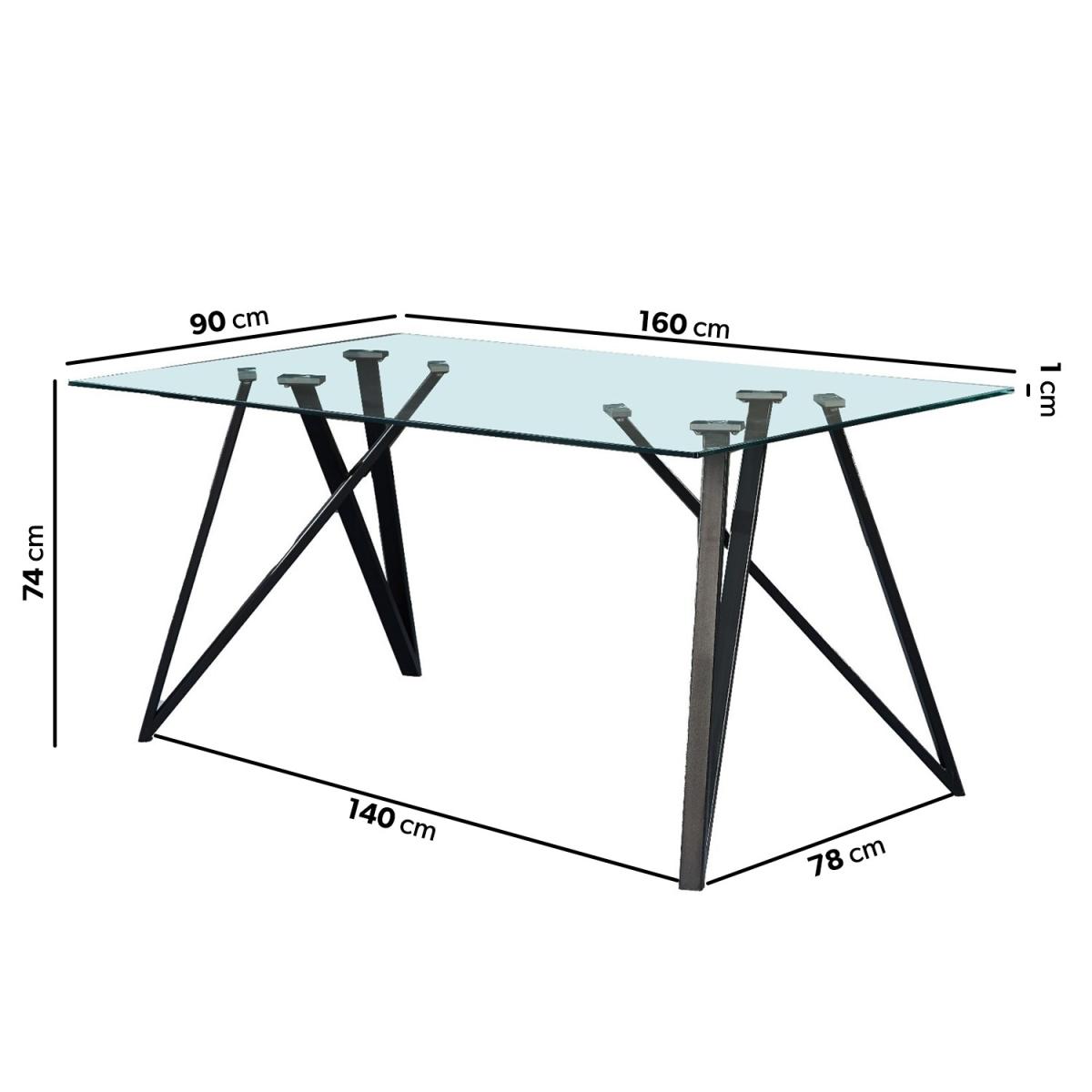Glass Dining Table with 2 Cream Boucle Dining Chairs & 1 Dining Bench - Seats 4 - Dax – image 11