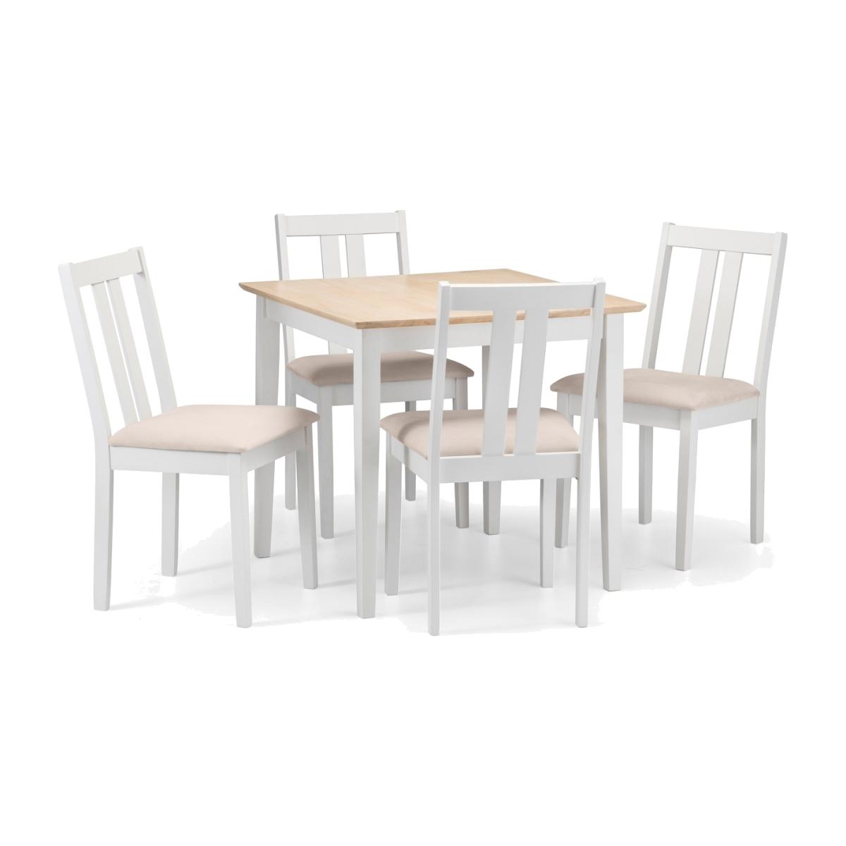 Julian Bowen Rufford Two Tone Extendable Dining Set – image 1