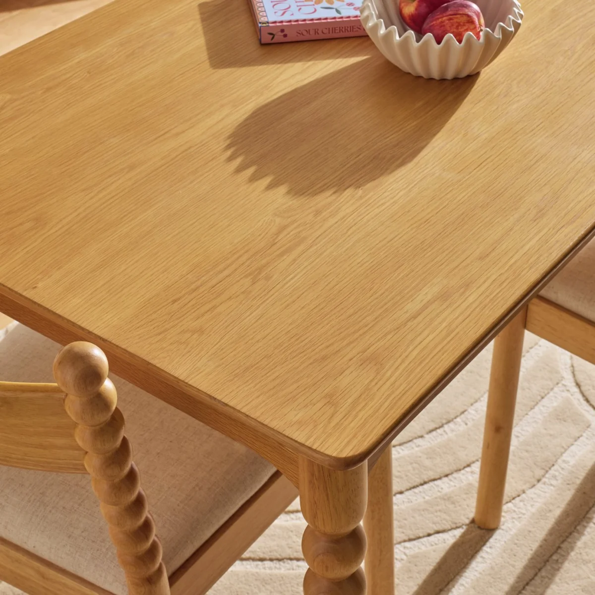 Habitat Blaire Bobbin Dining Table and  4 Chairs - Oak – image 4