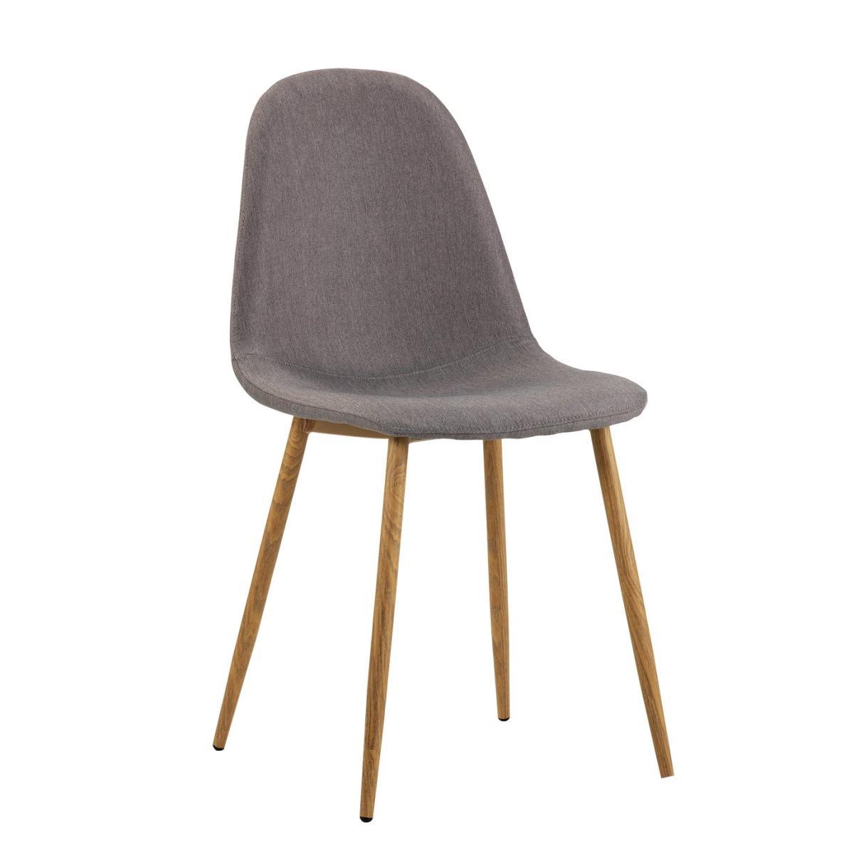 Habitat Skandi Oak Round Table and 2 Beni Grey Chairs – image 6