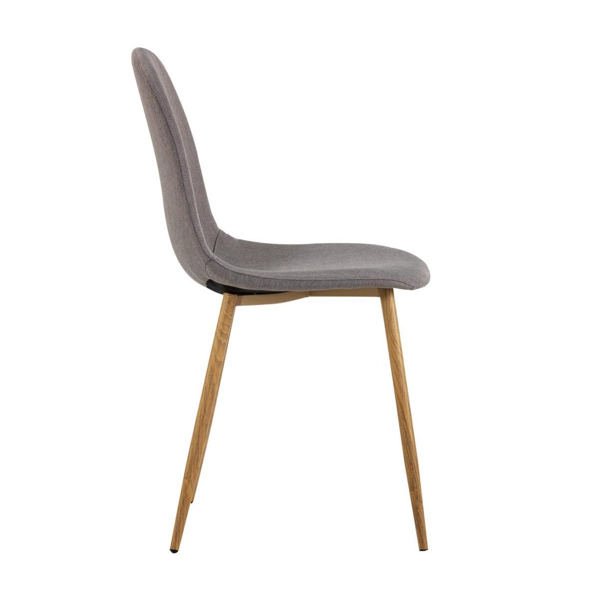 Habitat Skandi Oak Round Table and 2 Beni Grey Chairs – image 7