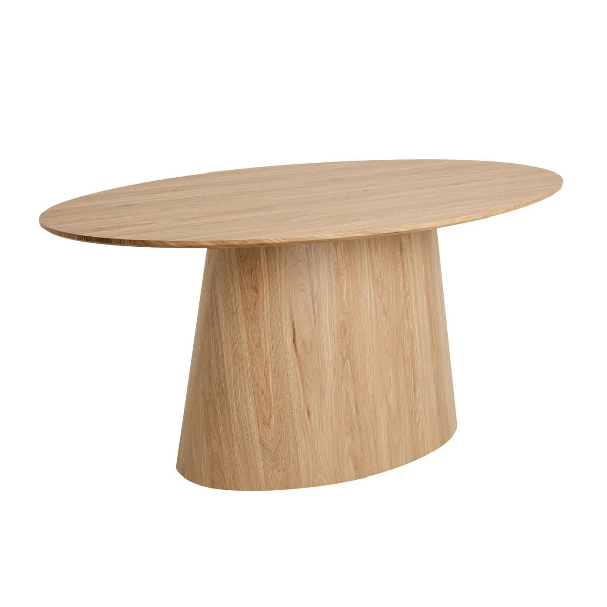 Habitat Pierce Natural Dining Table & 6 White Chairs – image 5