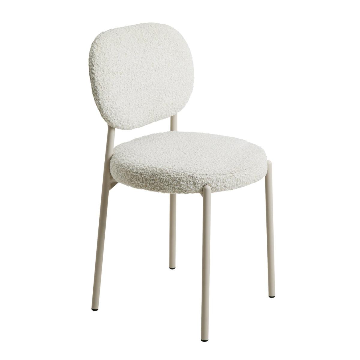 Habitat Pierce Natural Dining Table & 6 White Chairs – image 7