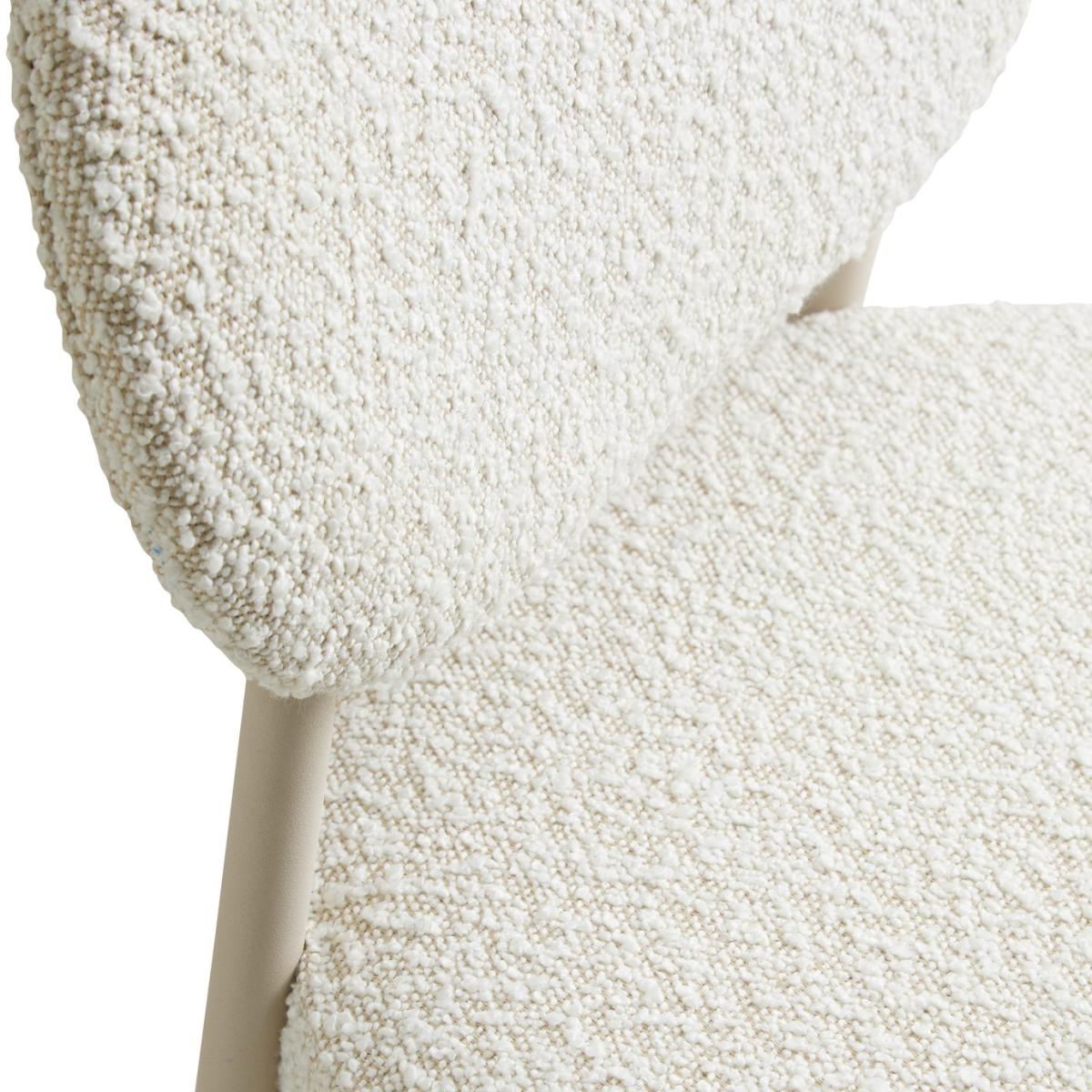 Habitat Pierce Natural Dining Table & 6 White Chairs – image 9