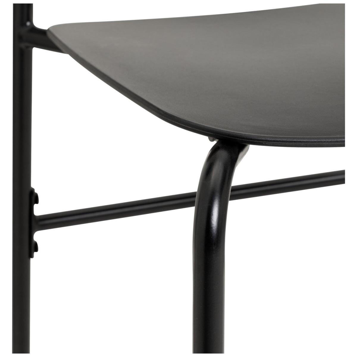 Habitat Stella Metal Bar Table & 2 Black Bar Stools – image 8