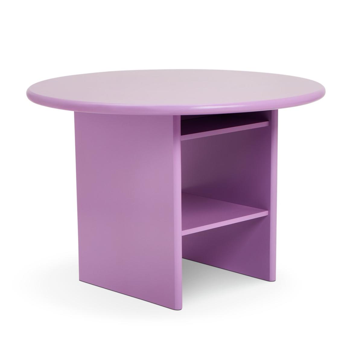 Habitat Geller Purple Dining Table & 4 Natural Chairs – image 5