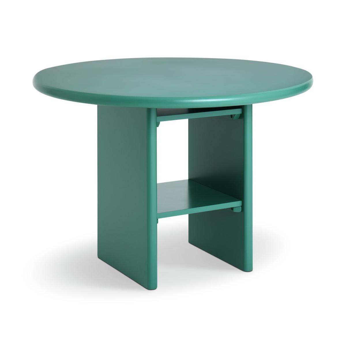 Habitat Geller Green Dining Table & 4 White Chairs – image 5