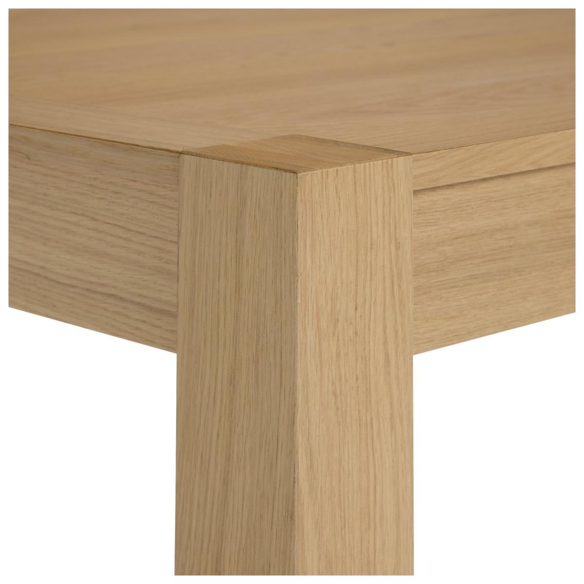 Habitat Alston Oak Dining Table, 1 Bench & 4 Oak Chairs – image 7