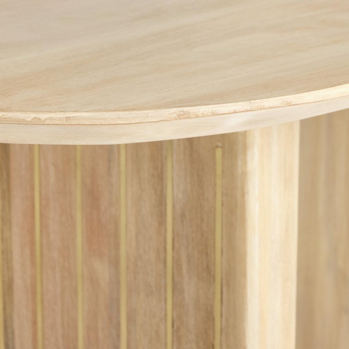 Habitat Samara Natural Dining Table And 6 White Chairs – image 6