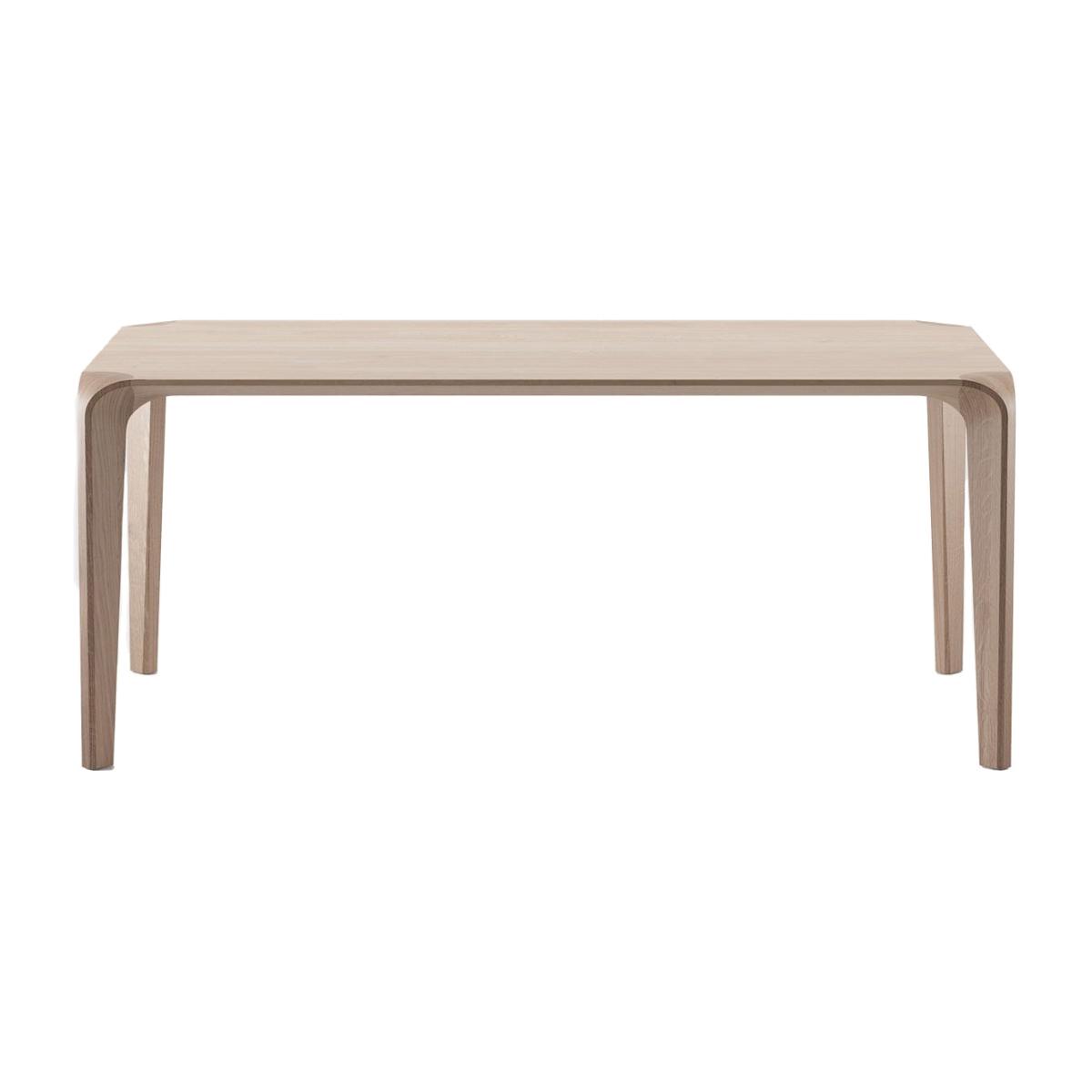 Artisan Flow Table Oak White Pigmented Oil 160cm – image 1