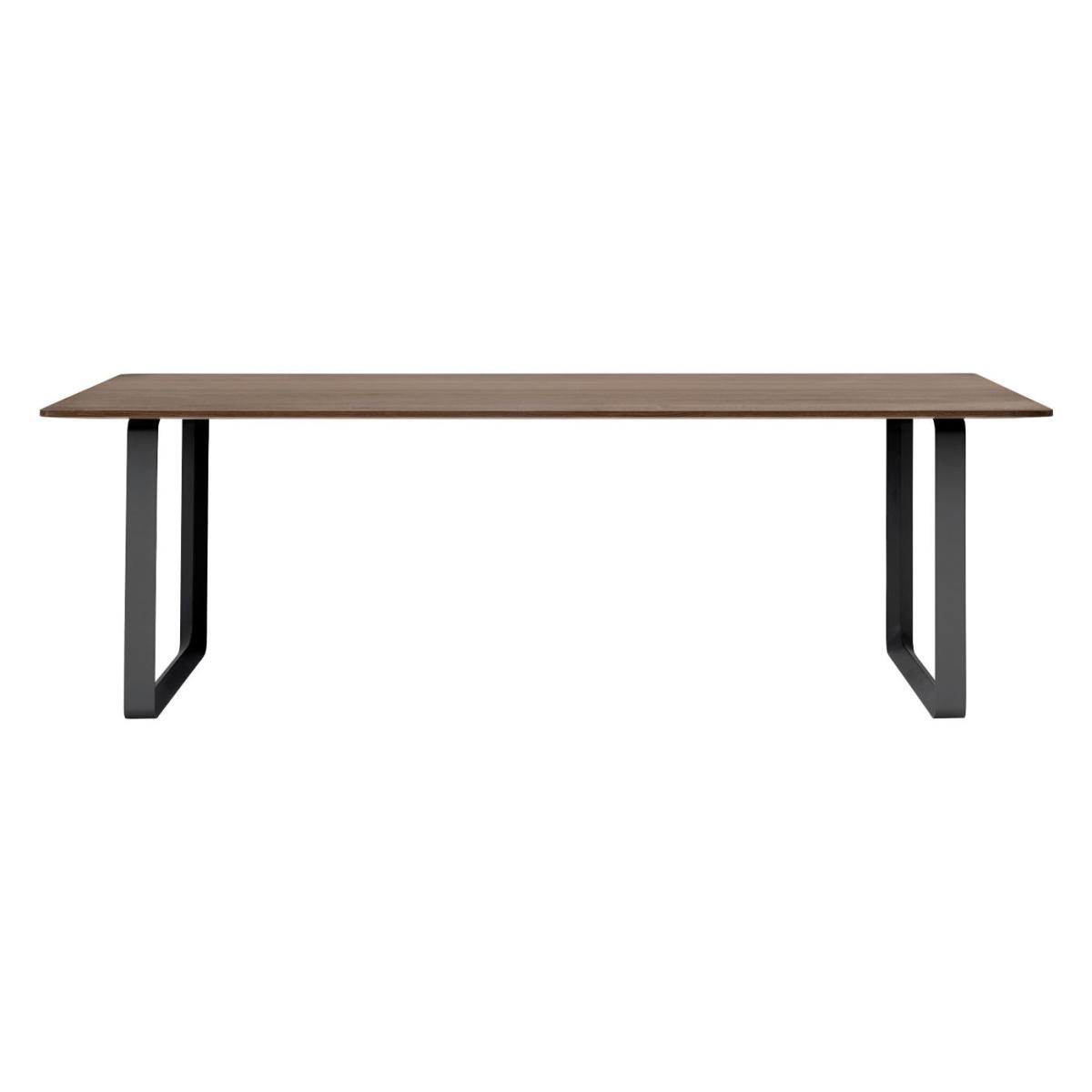 Muuto 70/70 Table 225 x 90cm in Smoked Oak with Black Legs – image 2