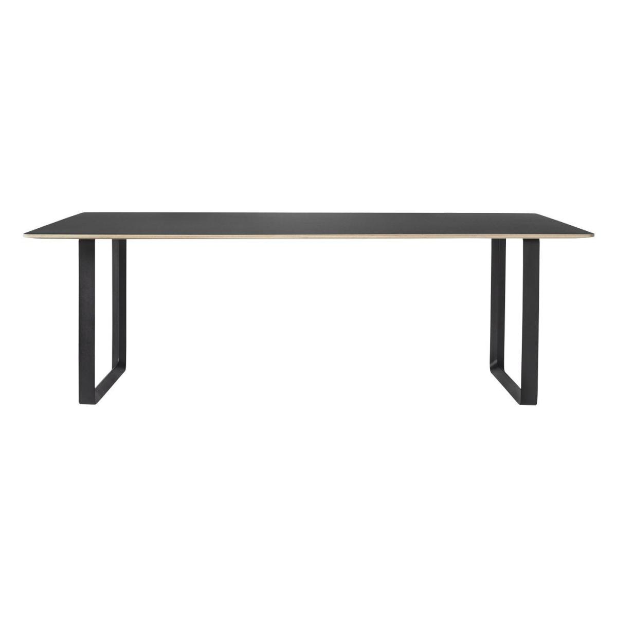 Muuto 70/70 Table 225 x 90cm in Smoked Oak with Black Legs – image 12