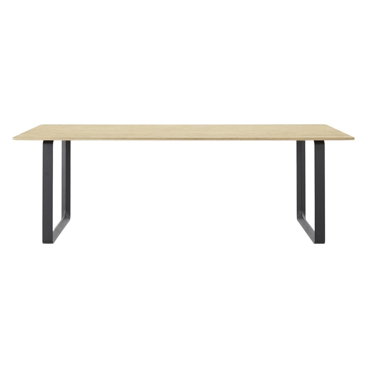 Muuto 70/70 Table 225 x 90cm in Smoked Oak with Black Legs – image 4