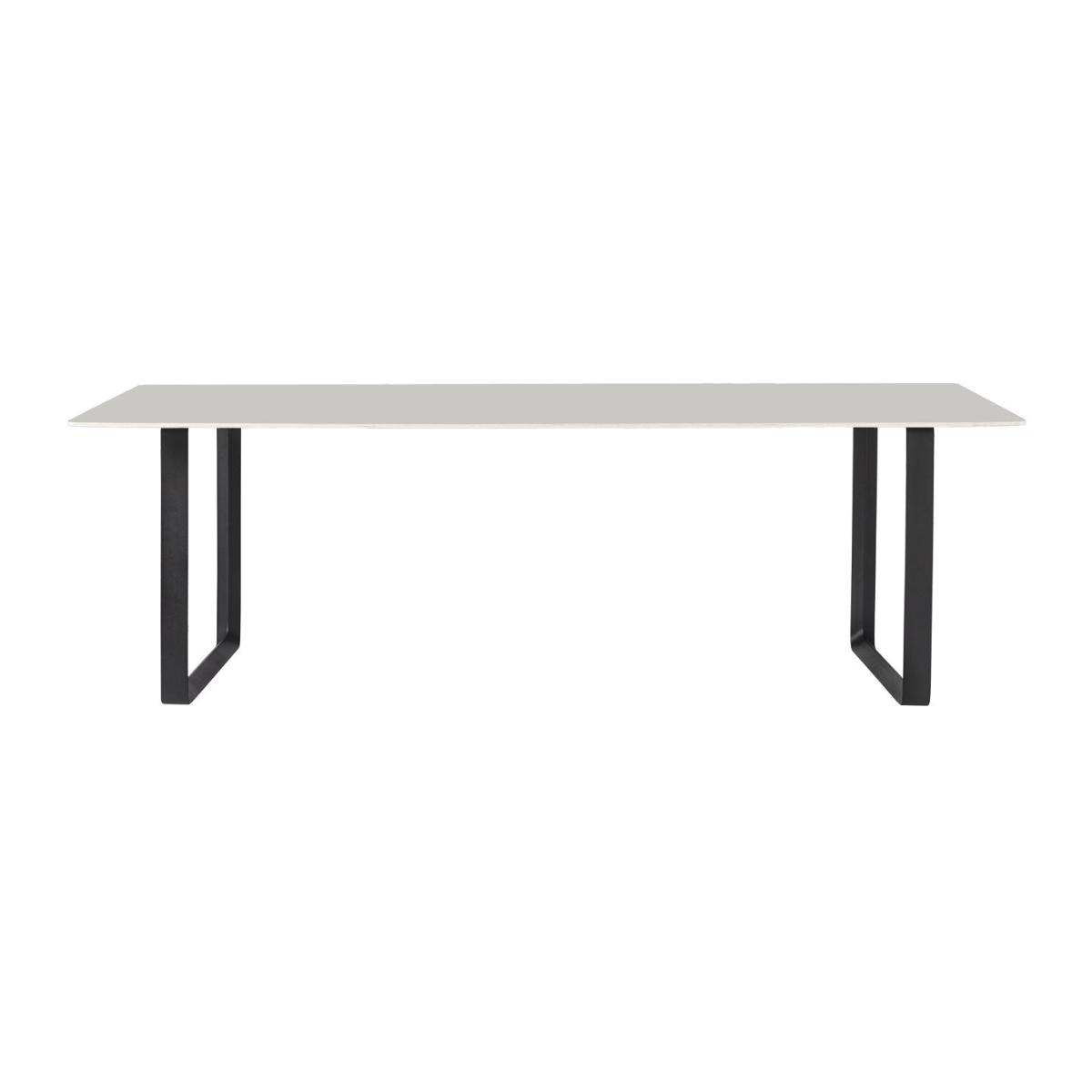 Muuto 70/70 Table 225 x 90cm in Smoked Oak with Black Legs – image 1
