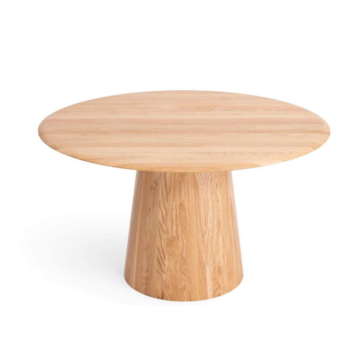 Gazzda Mushroom Round Dining Table Walnut 126cm – image 2