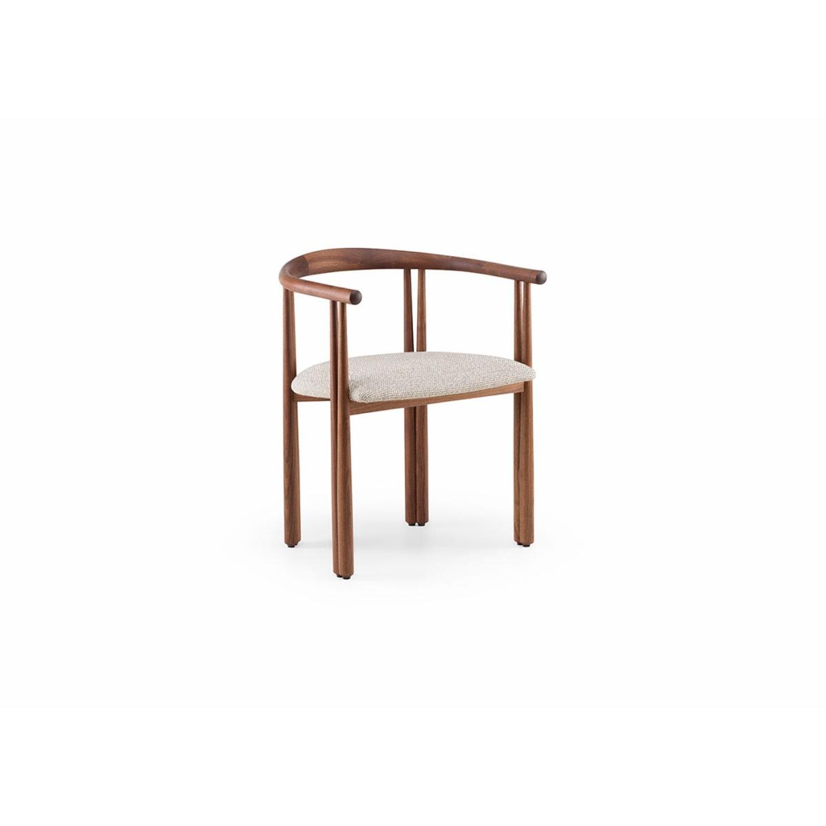 De La Espada Elliot Dining Chair in Danish Oiled Walnut – image 2