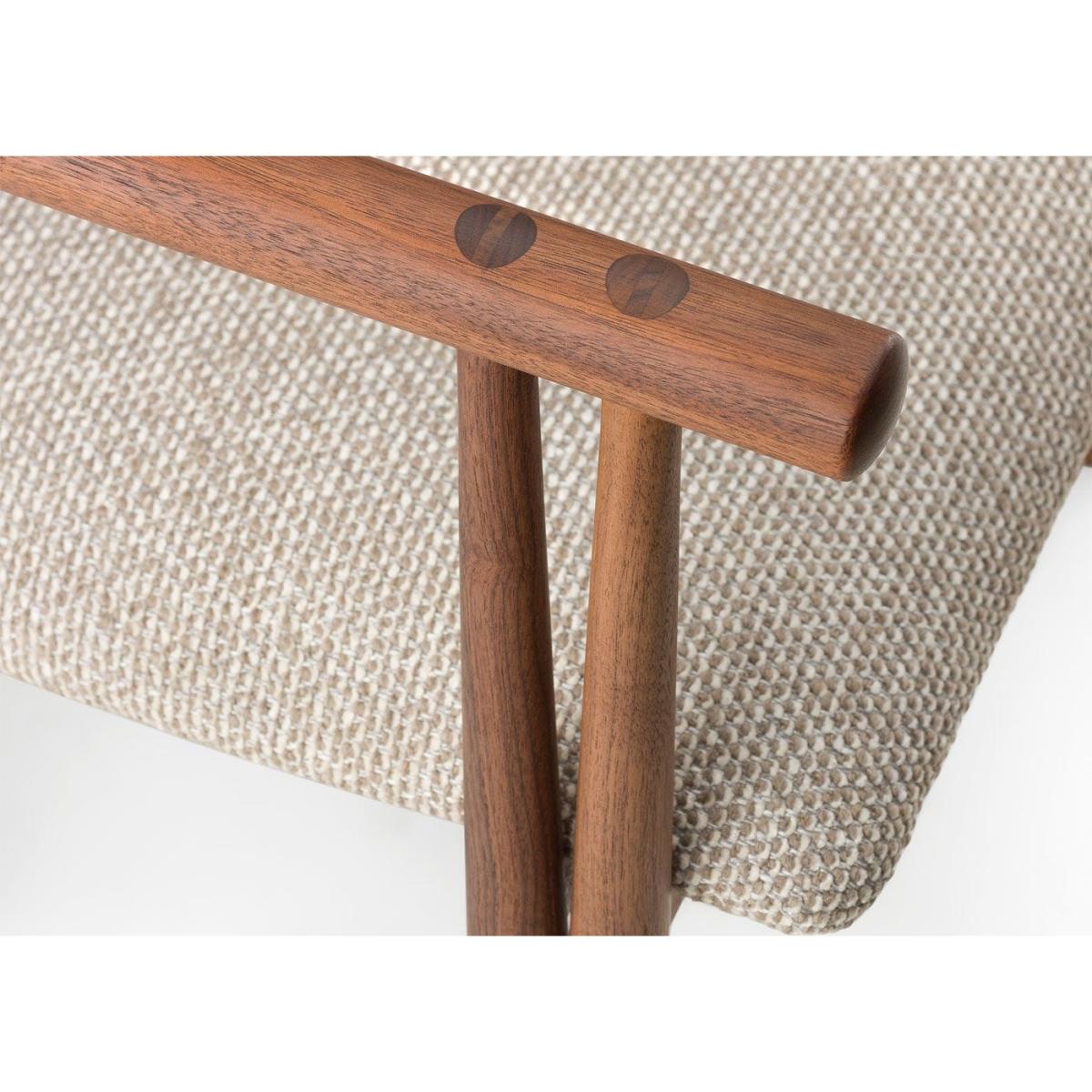De La Espada Elliot Dining Chair in Danish Oiled Walnut – image 5