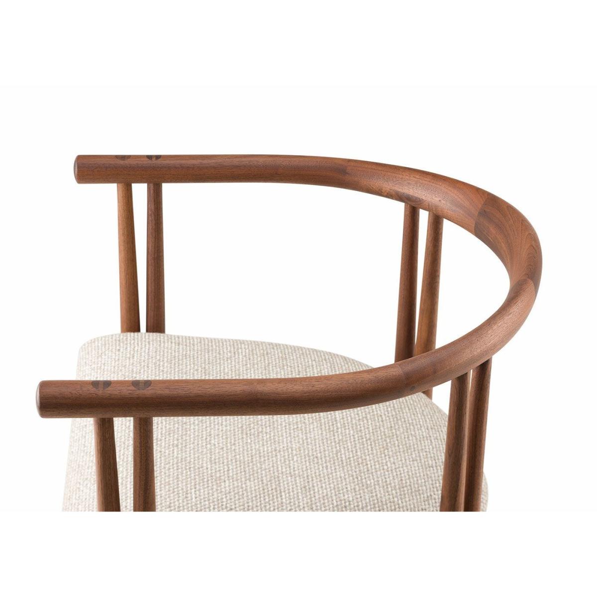 De La Espada Elliot Dining Chair in Danish Oiled Walnut – image 6