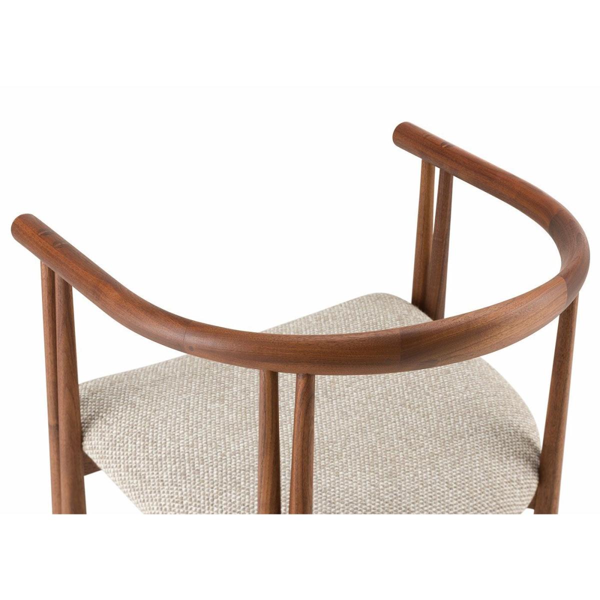 De La Espada Elliot Dining Chair in Danish Oiled Walnut – image 7