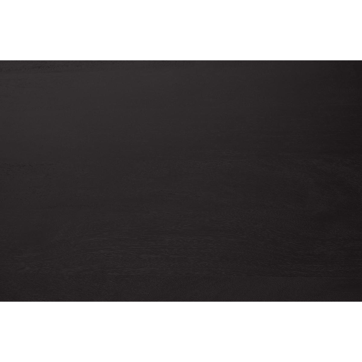 Lomond Dining Table and Bench Set, Brushed Charcoal & Black Mango Wood – image 7