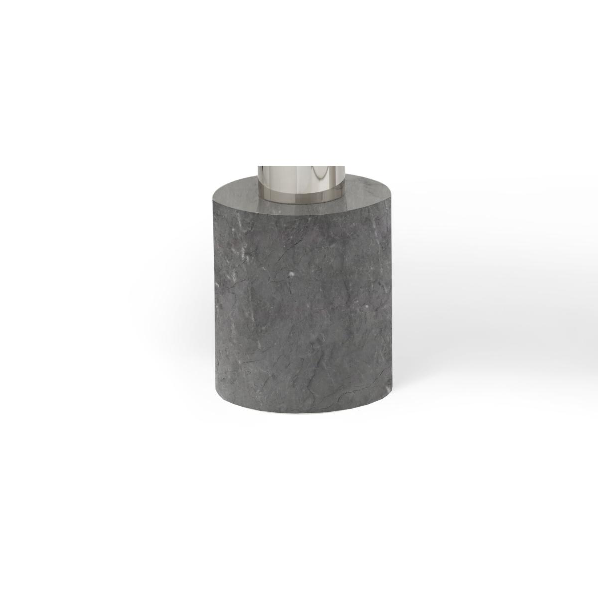 Antonio 180cm Grey Marble Table With 4 Grey Lorenzo Chairs – image 13