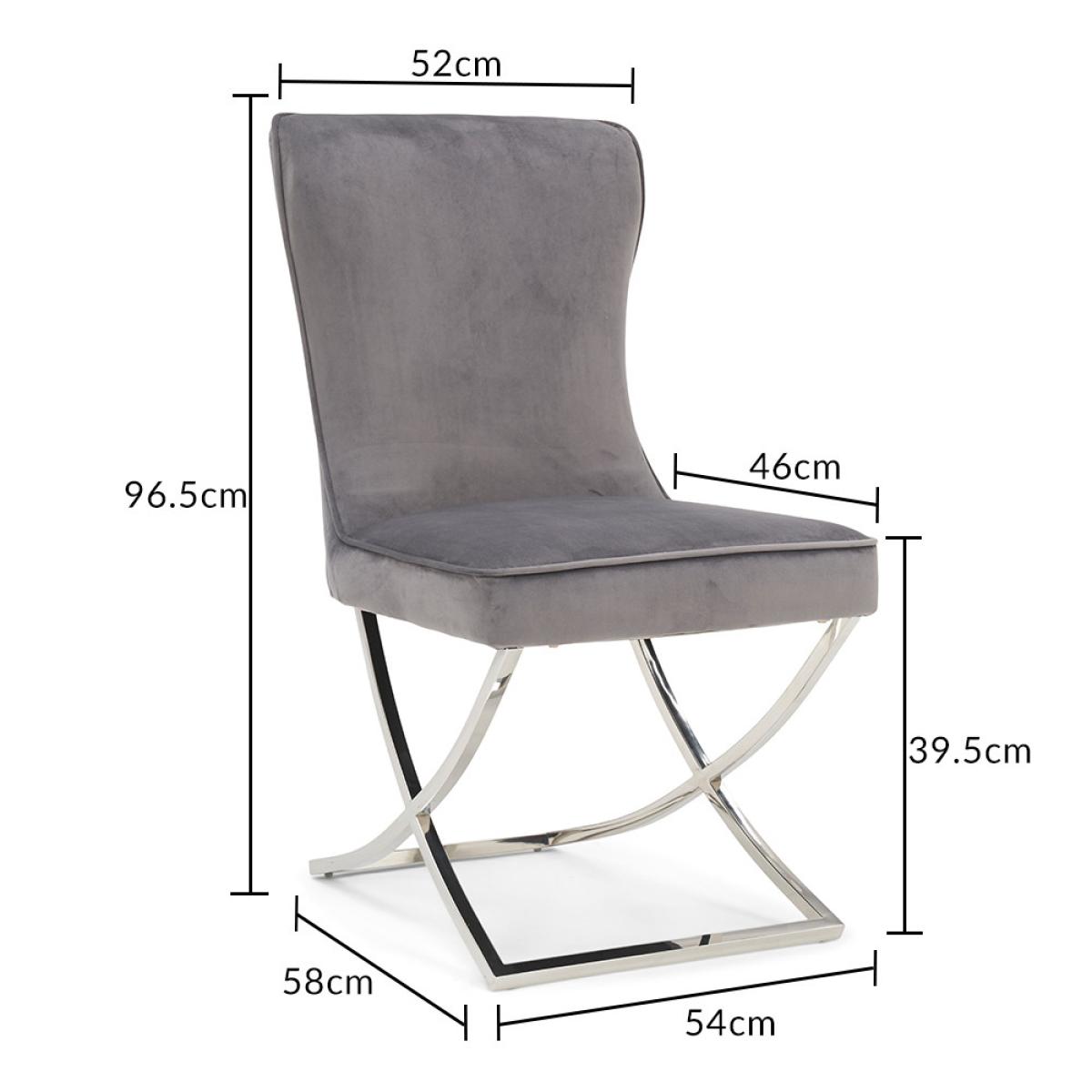 Antonio 180cm Grey Marble Table With 4 Grey Lorenzo Chairs – image 14