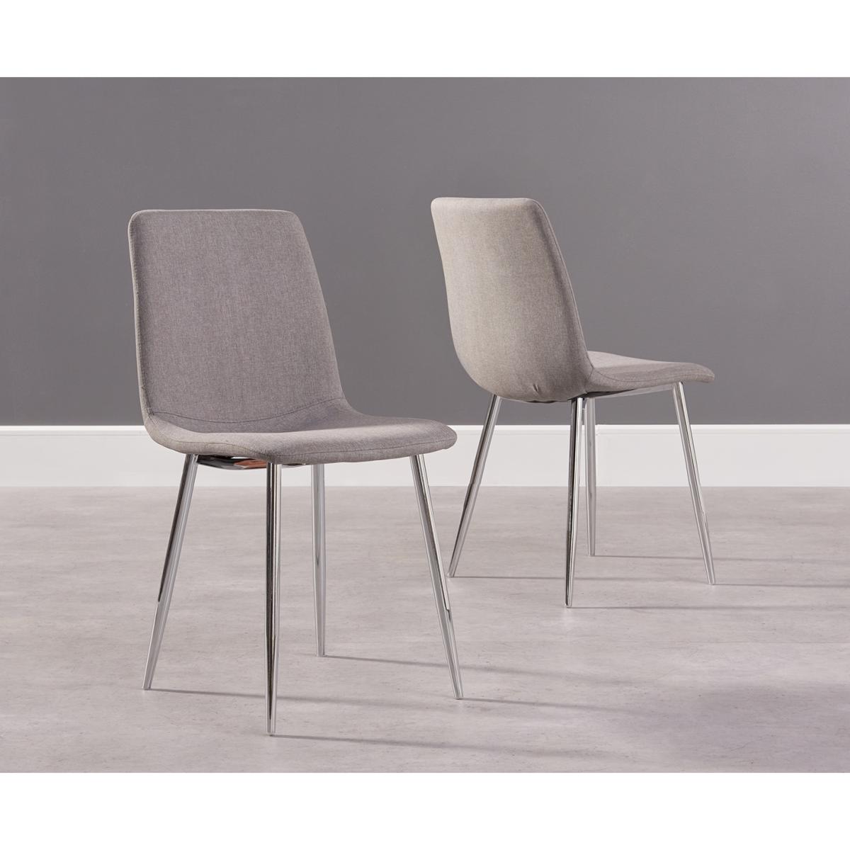 Seattle 160cm White High Gloss Dining Table with 8 Grey Helsinki Chairs – image 5