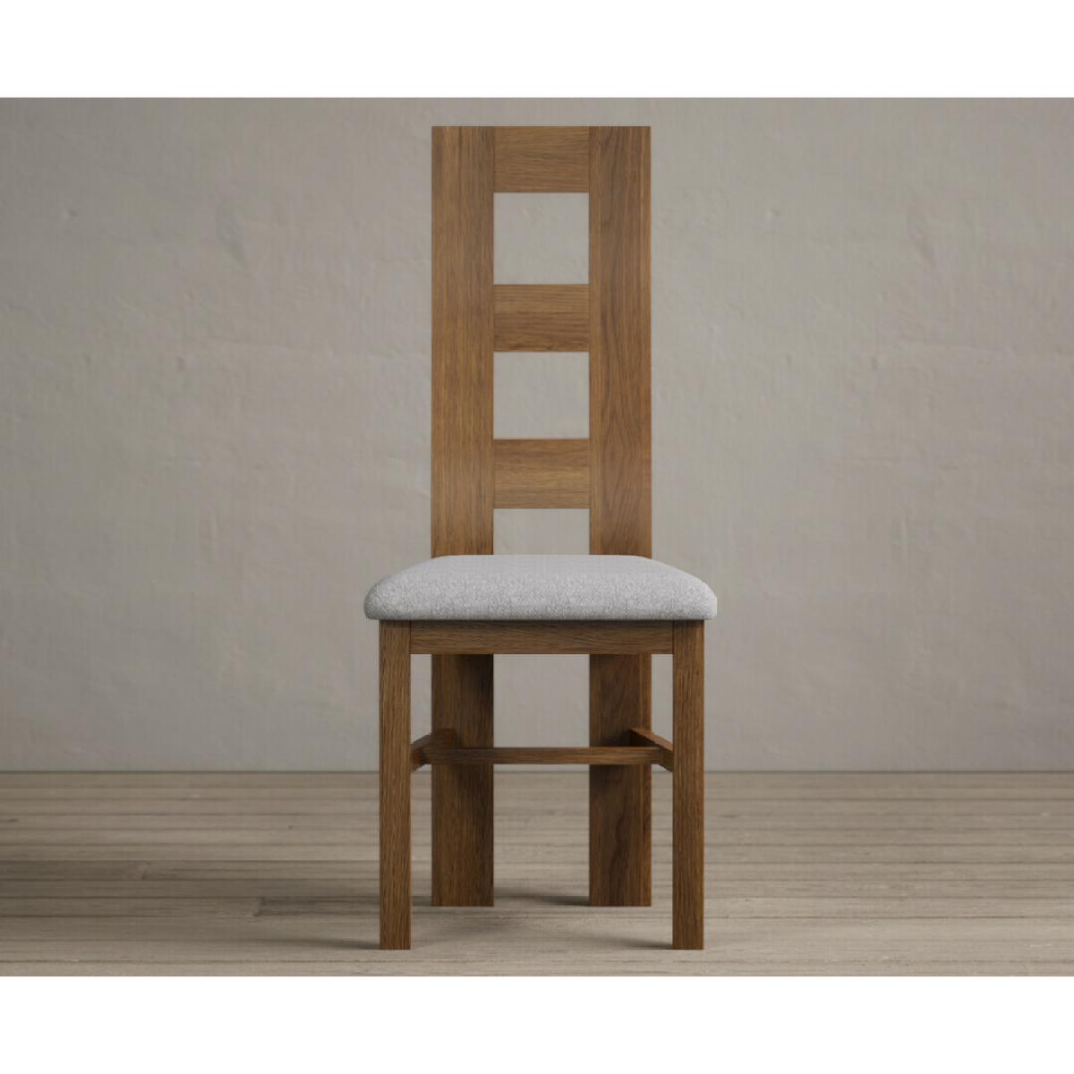 Extending Buxton 180cm Rustic Solid Oak Dining Table with 6 Charcoal Grey Chairs – image 22