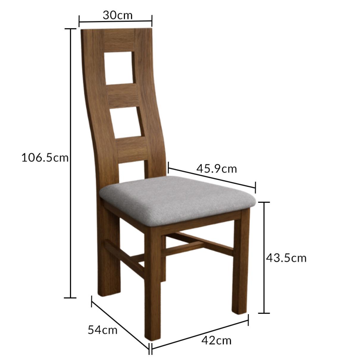 Extending Buxton 180cm Rustic Solid Oak Dining Table with 6 Charcoal Grey Chairs – image 23