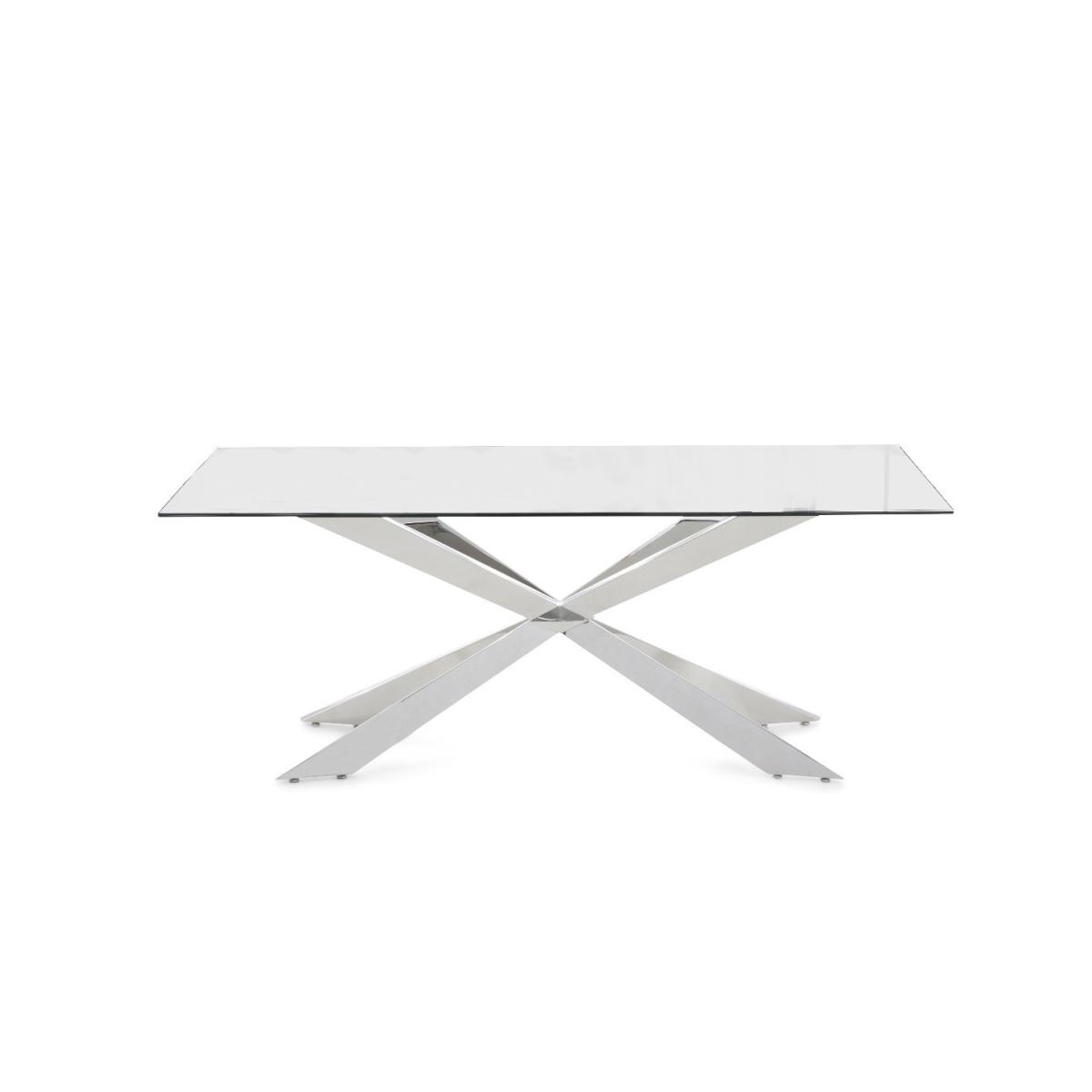 Juniper 160cm Glass Dining Table With 4 Black Enzo Chairs – image 21