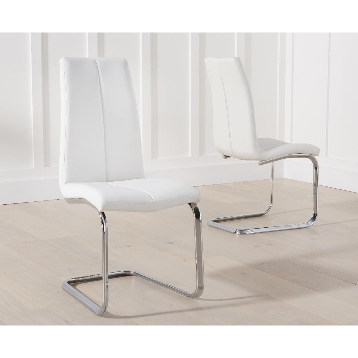 Atlanta 120cm White High Gloss Round Dining Table with Tarin Chairs – image 6