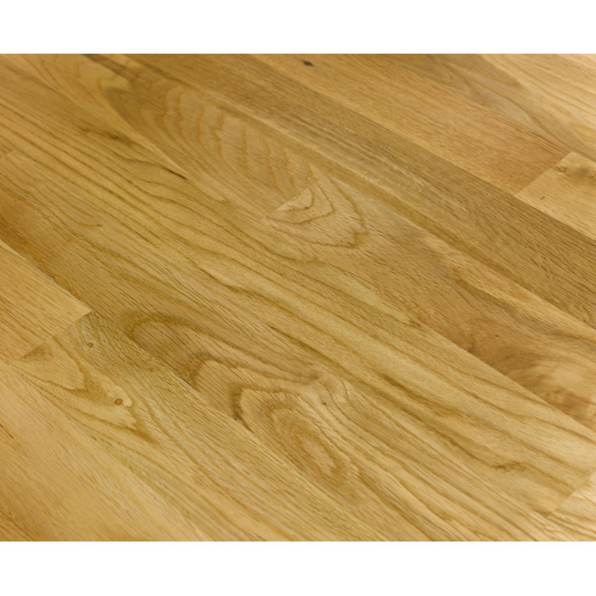 Oxford 150cm Solid Oak Dining Table With 6 Red Albany Chairs – image 12
