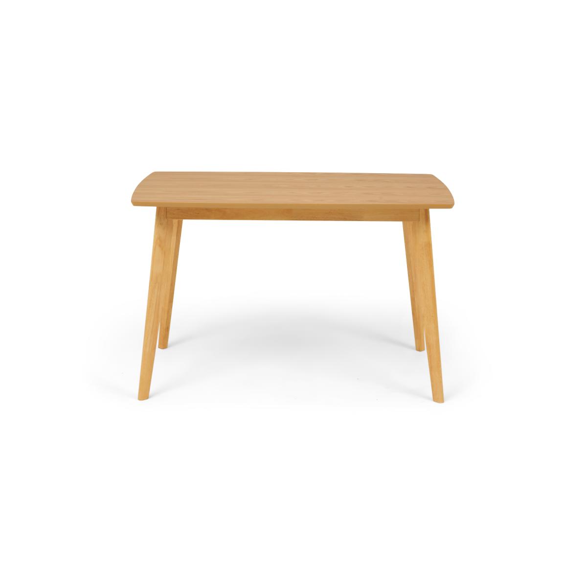 Sacha 120cm Extending Dining Table with Sacha Grey and Oak Cushion Seat Chairs - Oak and Grey, 4 Chairs – image 12