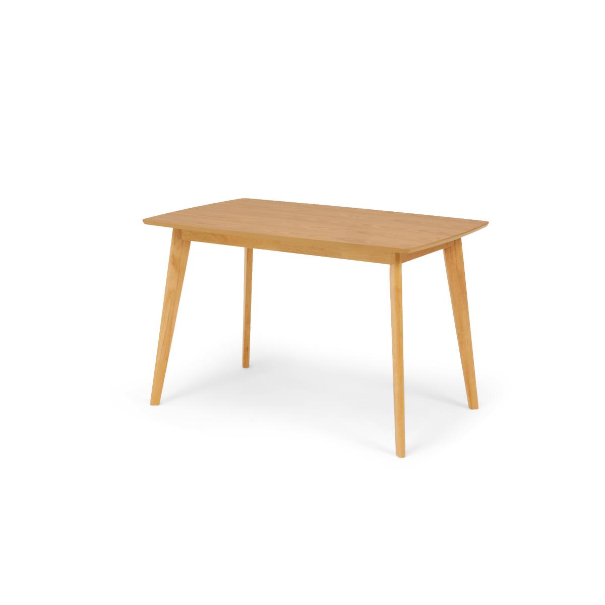 Sacha 120cm Extending Dining Table with Sacha Grey and Oak Cushion Seat Chairs - Oak and Grey, 4 Chairs – image 13