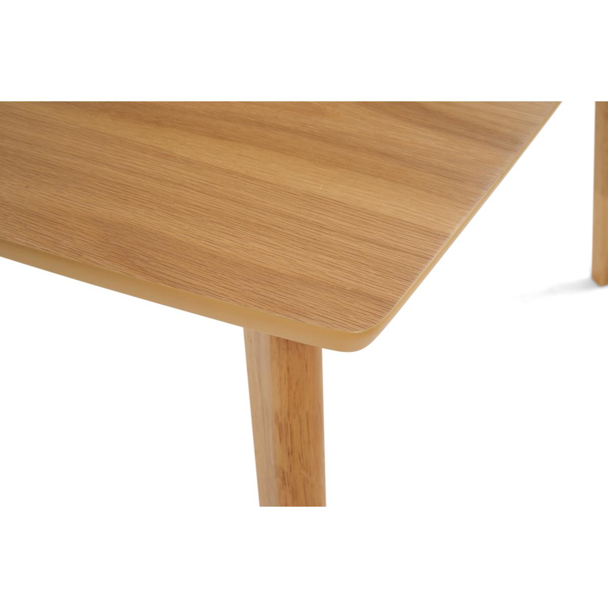 Sacha 120cm Extending Dining Table with Sacha Grey and Oak Cushion Seat Chairs - Oak and Grey, 4 Chairs – image 4