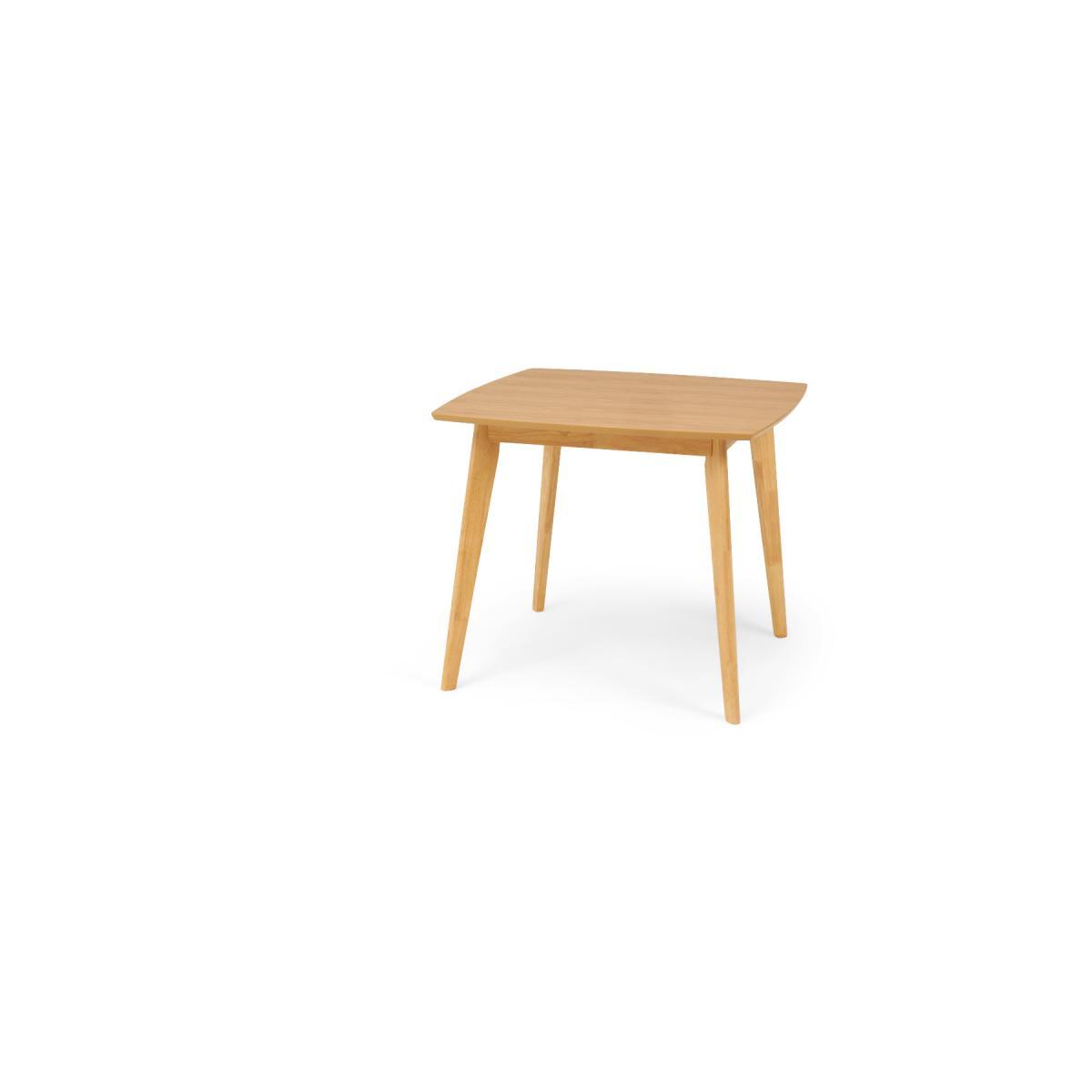 Sacha 90cm Square Dining Table with Sacha Grey and Oak Cushion Seat Chairs - Oak and Grey, 2 Chairs – image 14