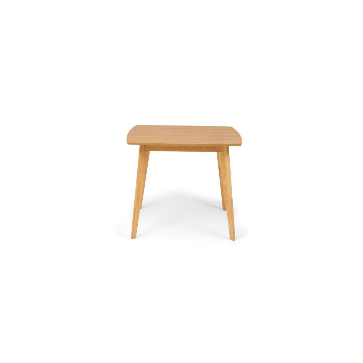 Sacha 90cm Square Dining Table with Sacha Grey and Oak Cushion Seat Chairs - Oak and Grey, 2 Chairs – image 15