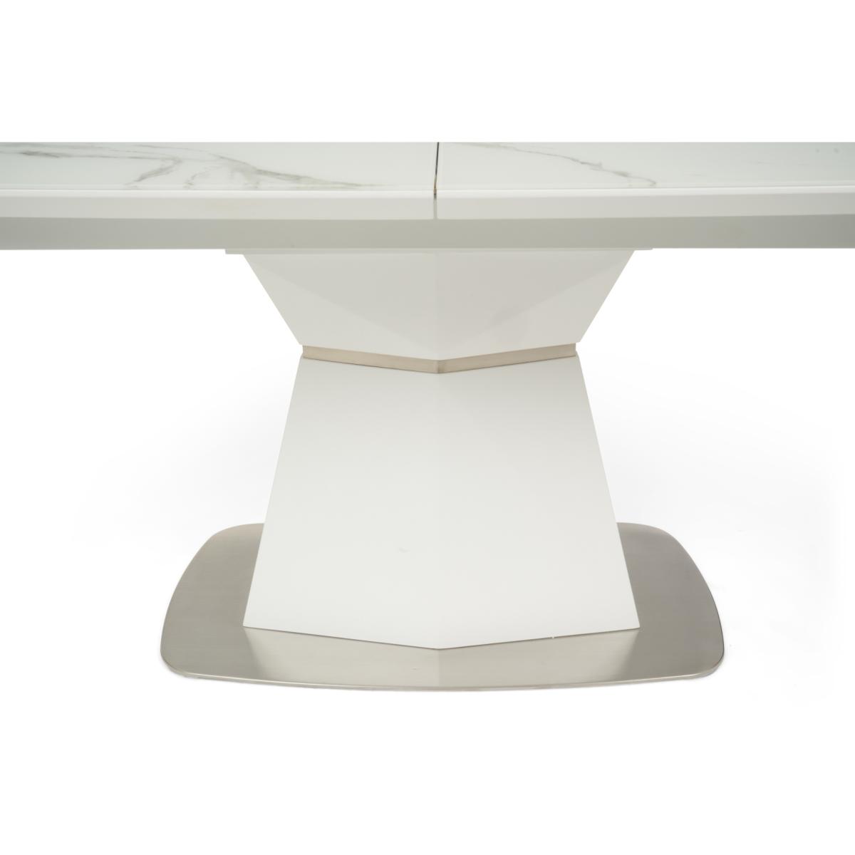 Jackson 160cm White Extending Dining Table with Hampstead Z Chairs - Ivory, 4 Chairs – image 13