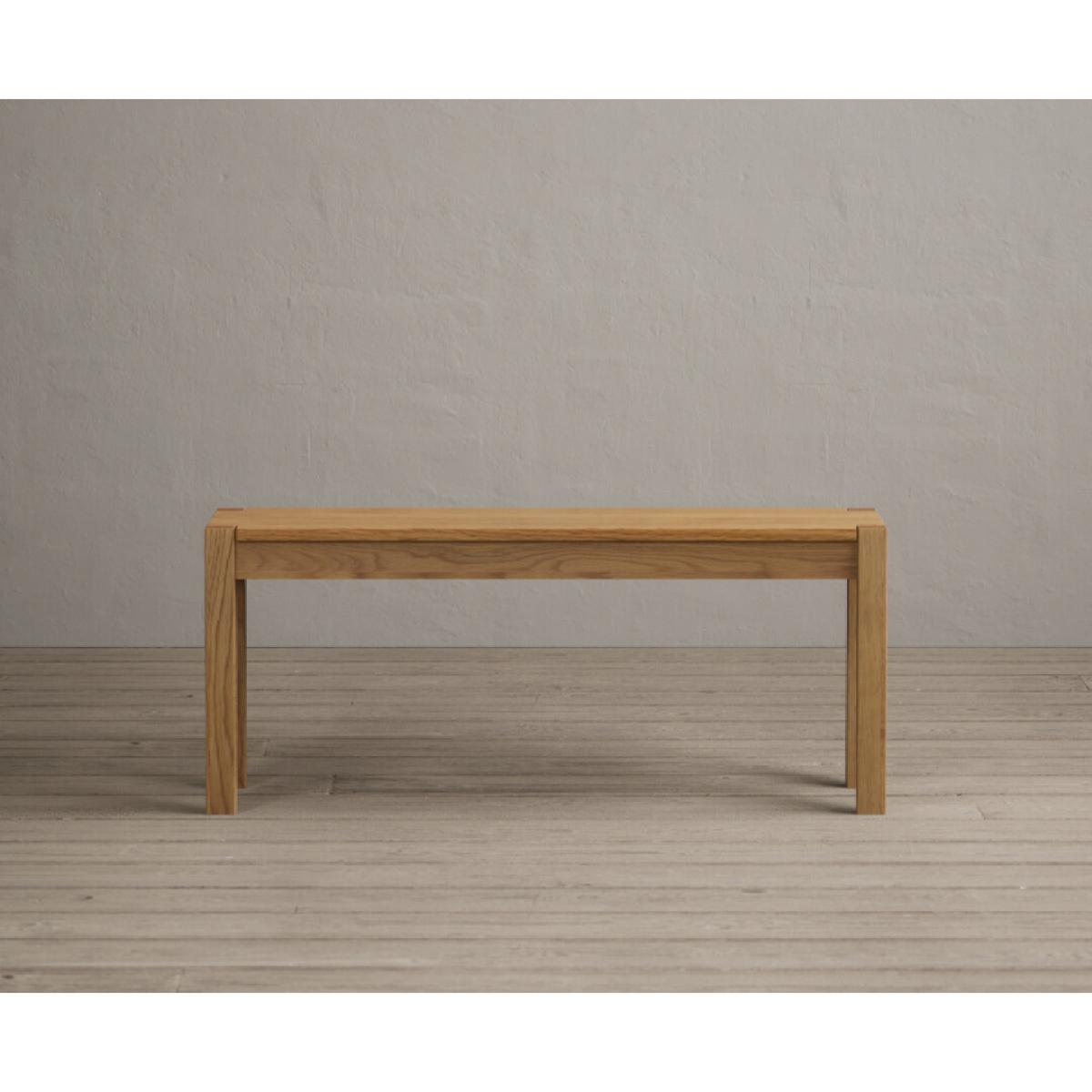 York 120cm Solid Oak Dining Table With 2 Grey Orson Velvet Chairs And 1 York Bench – image 21