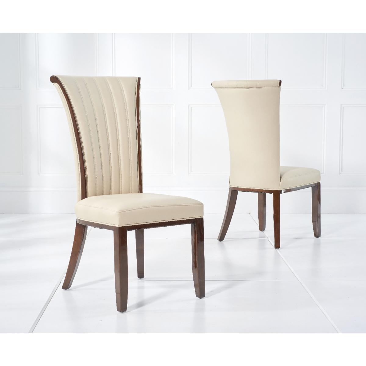 Novara 170cm Brown Pedestal Marble Dining Table With 4 Cream Alpine Chairs – image 6