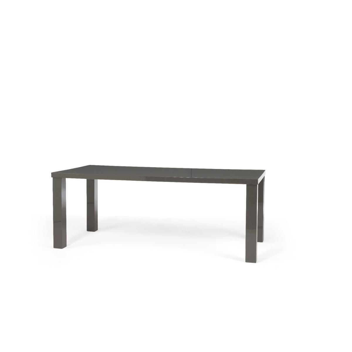 Atlanta 200cm Dark Grey High Gloss Dining Table With 8 Black Cavello Chairs – image 12