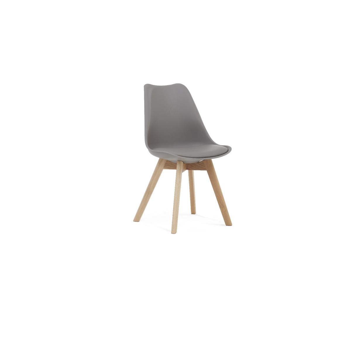 Oxford 120cm Solid Oak Dining Table With 6 Mink Orson Faux Leather Chairs – image 11