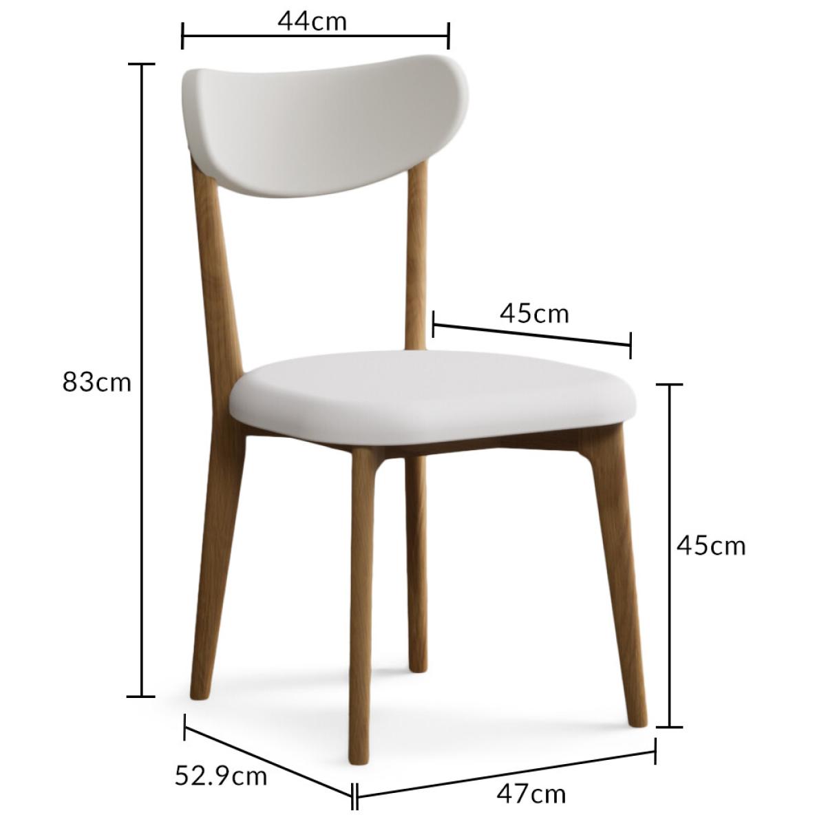 Nordic 150cm Solid Oak and Signal White Painted Dining Table with 2 White Nordic Chairs and 2 Grey Nordic Benches – image 21