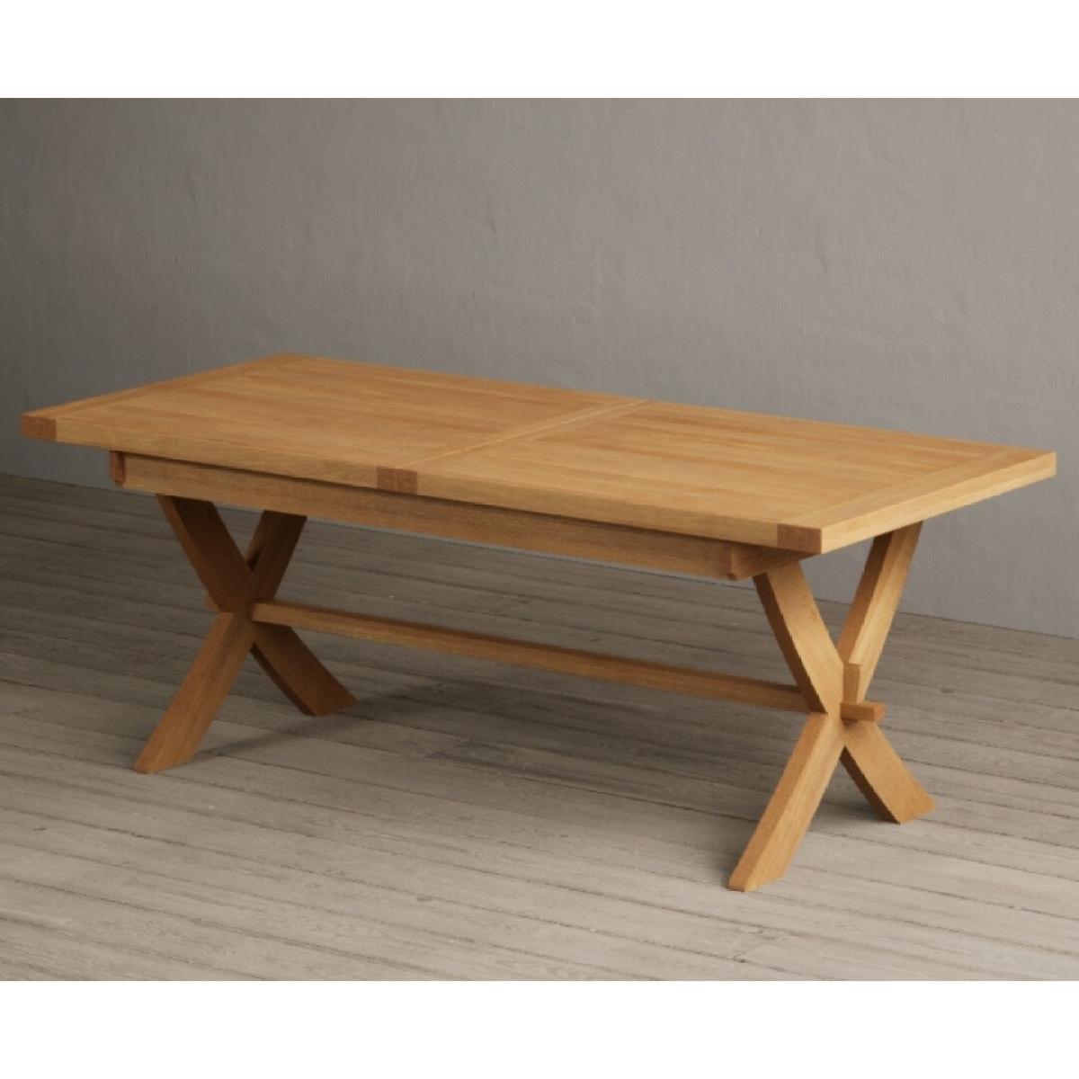 Extending Buckley 200cm Solid Oak Dining Table with 10 Linen Natural Chairs – image 59
