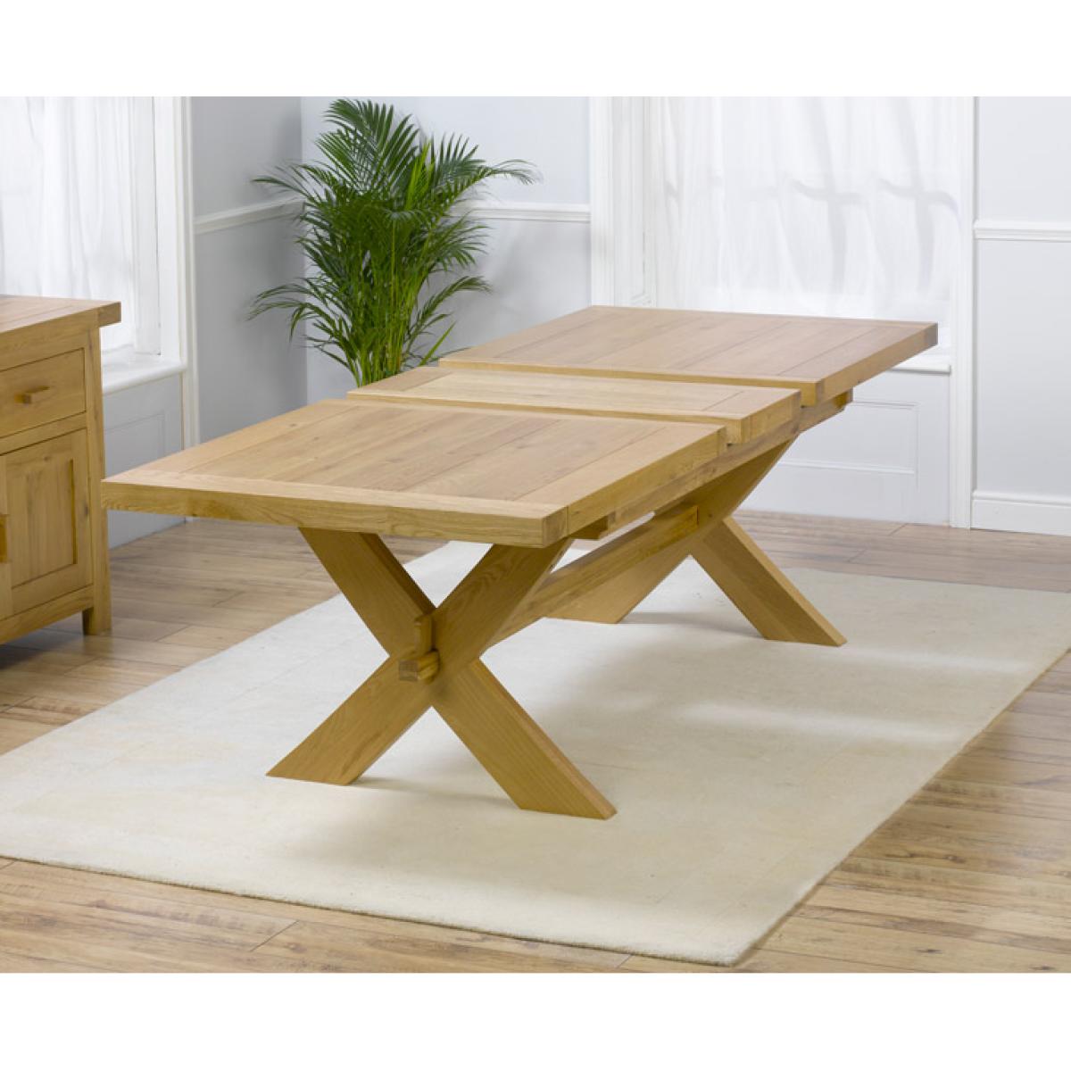 Extending Buckley 200cm Solid Oak Dining Table with 10 Linen Natural Chairs – image 70