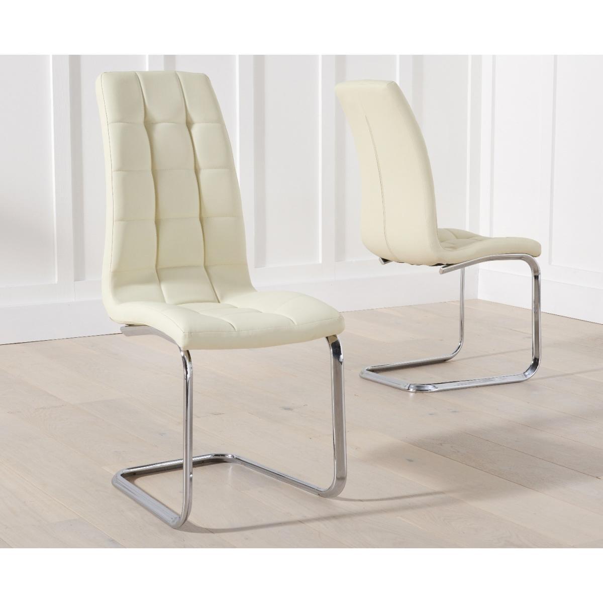 Halo 160cm White High Gloss Extending Dining Table with Lorin Faux Leather Chairs - White, 4 Chairs – image 4