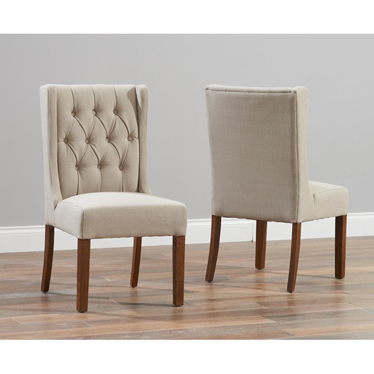 Helmsley 150cm Dark Oak Round Pedestal Dining Table with 4 Natural Darcy Chairs – image 9