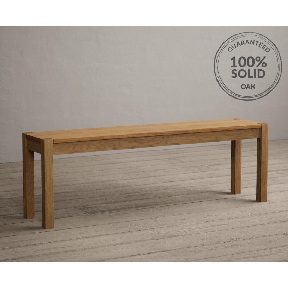 York 150cm Solid Oak Dining Table With 4 Grey Astrid Fabric Chairs And 2 Benches – image 18