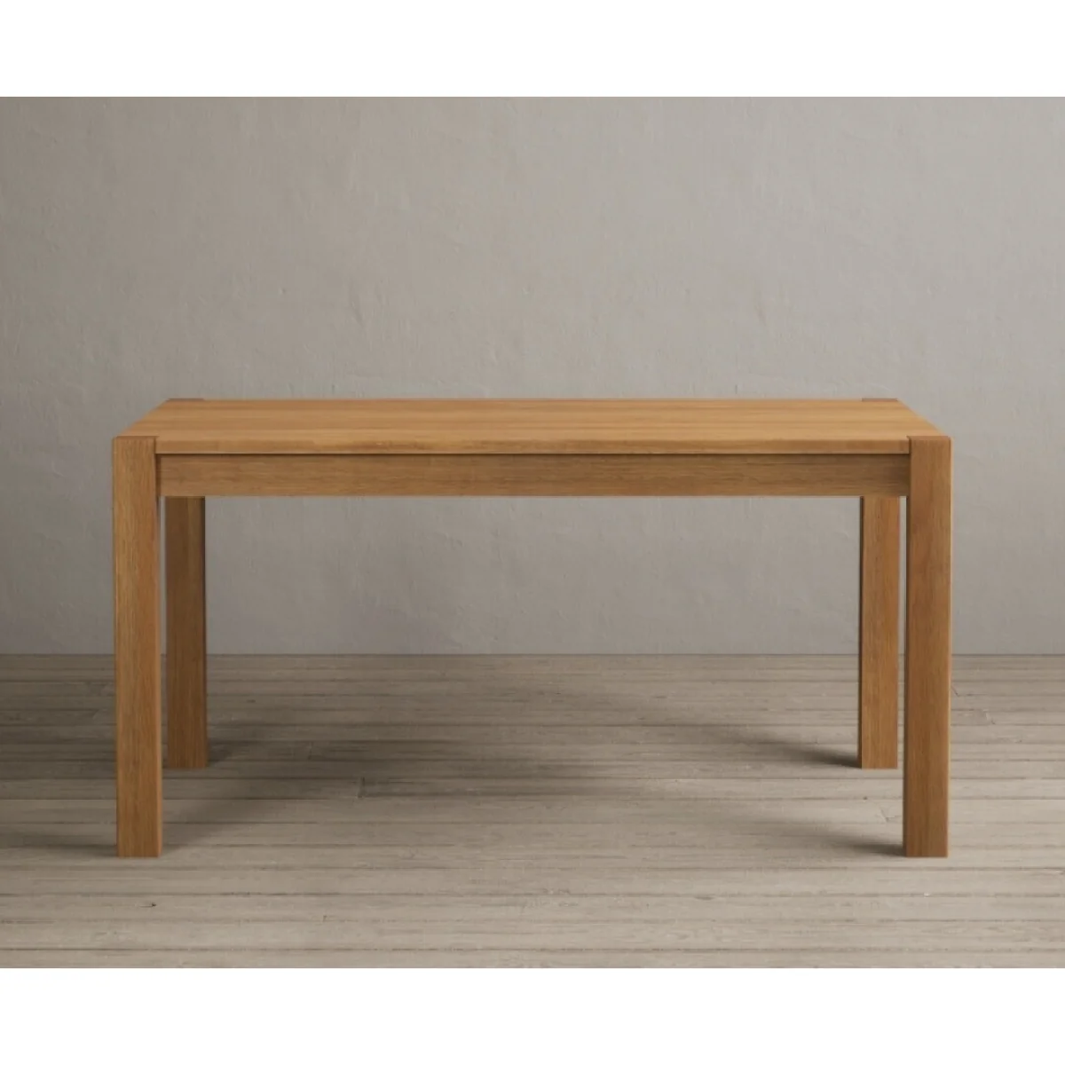Extending Thetford 150cm Oak Table with 4 Brown Larson Chairs and 2 Brown Benches – image 10