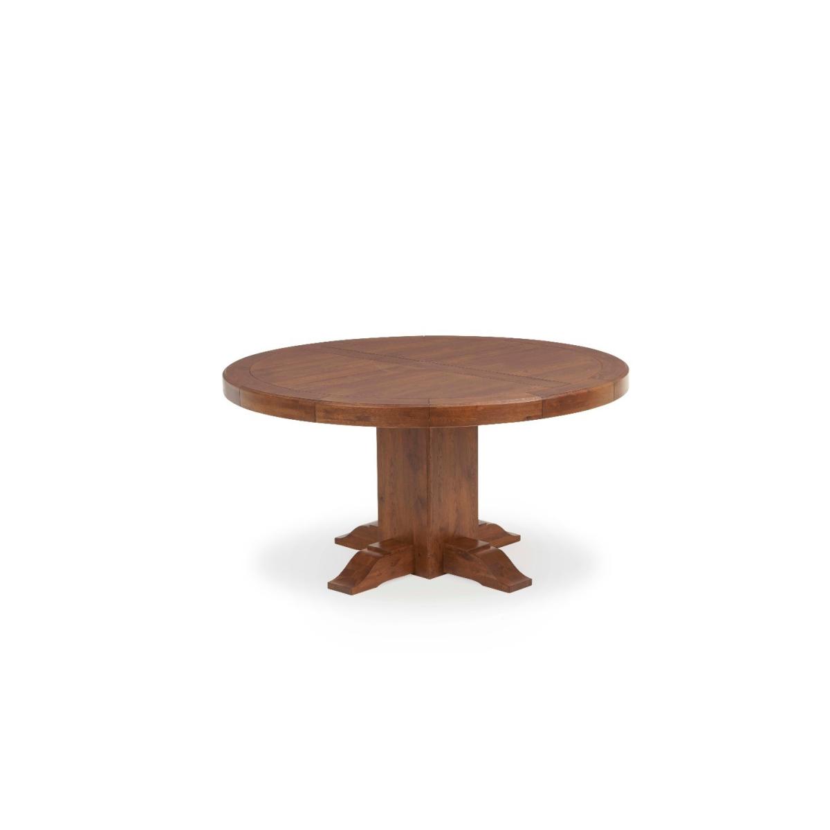 Extending Helmsley Dark Oak Pedestal Dining Table with 4 Grey Keswick Chairs – image 27